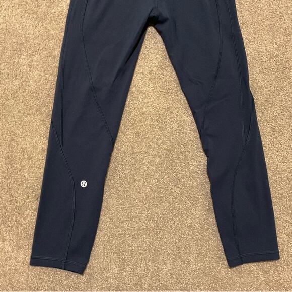 Lululemon Time To Sweat Crop *23” Black Size 4 - Picture 5 of 12